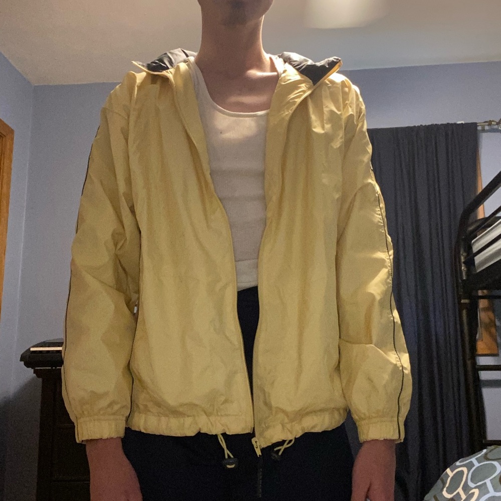 Pale Yellow Tekgear Windbreaker